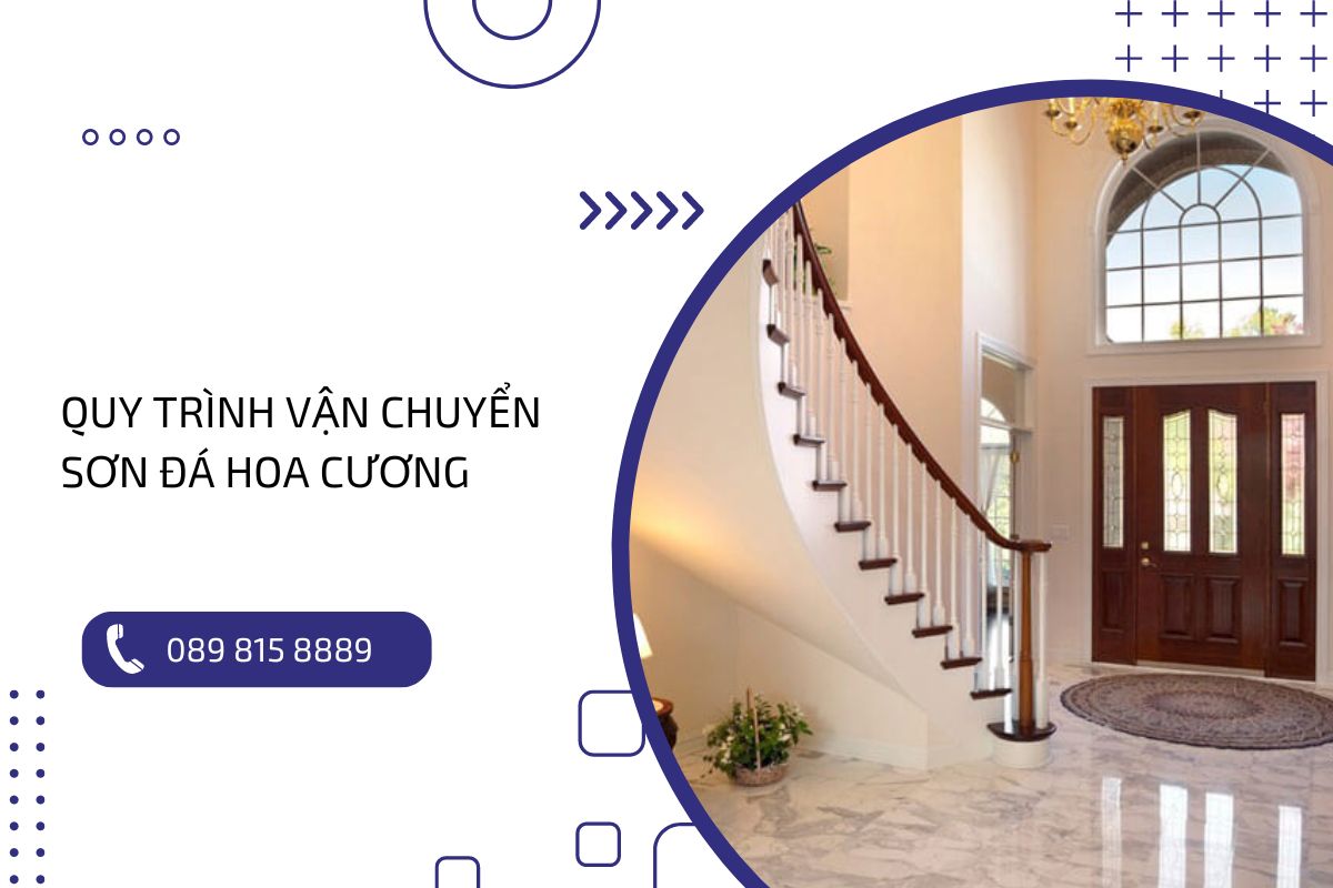 Quy trình vận chuyển sơn đá hoa cương Vận chuyển sơn đá hoa cương: Đảm bảo an toàn và nhanh chóng