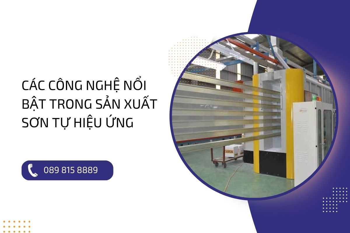 Quy trình sản xuất sơn tự hiệu ứng: Từ nguyên liệu đến thành quả