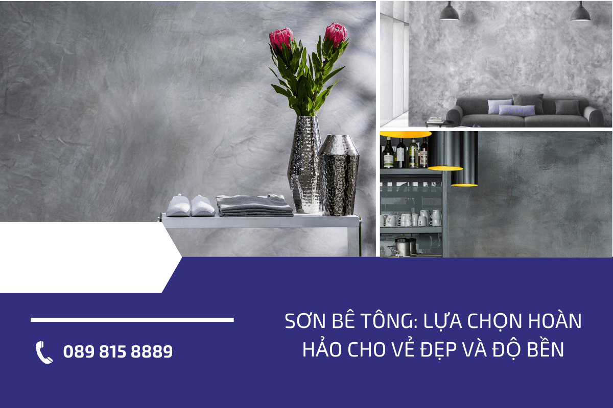 Sơn bê tông Lựa chọn hoàn hảo cho vẻ đẹp và độ bền