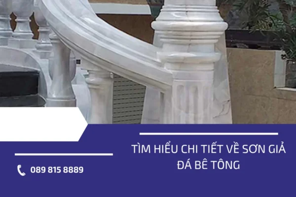 Tìm hiểu chi tiết về sơn giả đá bê tông