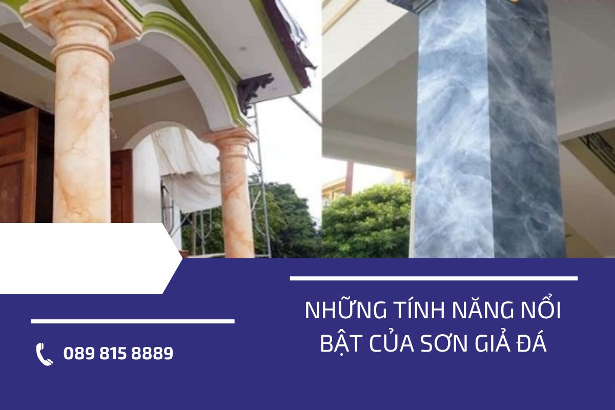 Những tính năng nổi bật và quy trình thi công sơn giả đá đúng cách