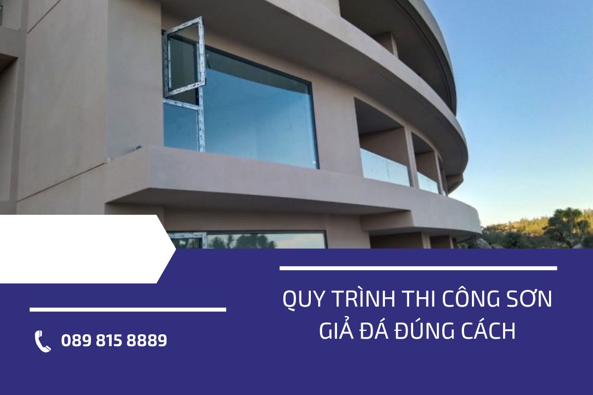 Những tính năng nổi bật và quy trình thi công sơn giả đá đúng cách