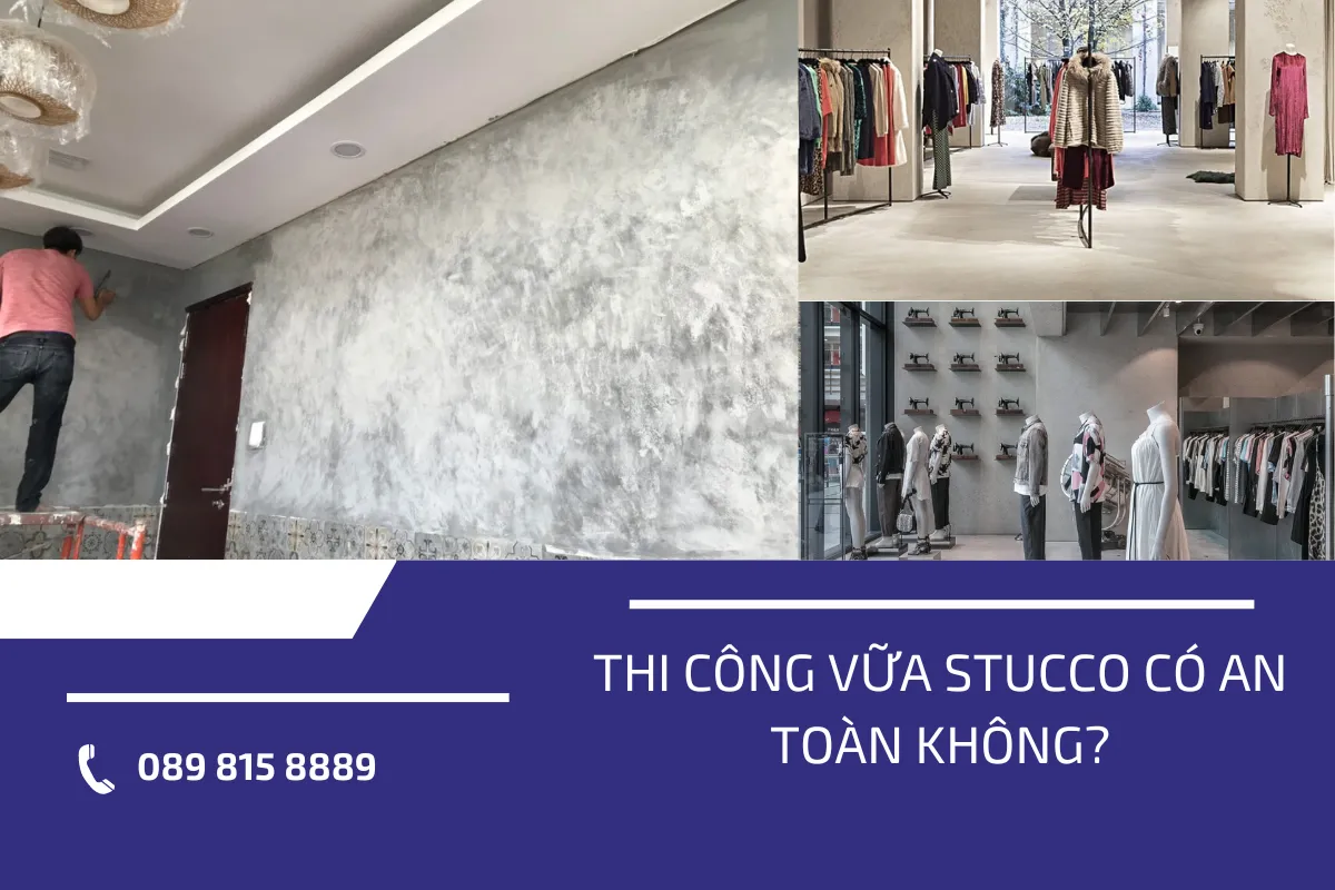 Thi công vữa Stucco 4