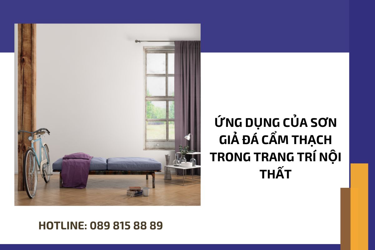 Ứng dụng của sơn giả đá cẩm thạch trong trang trí nội thất