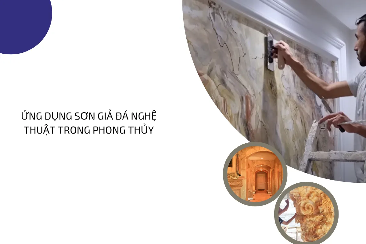 Ứng dụng sơn giả đá nghệ thuật trong phong thủy.