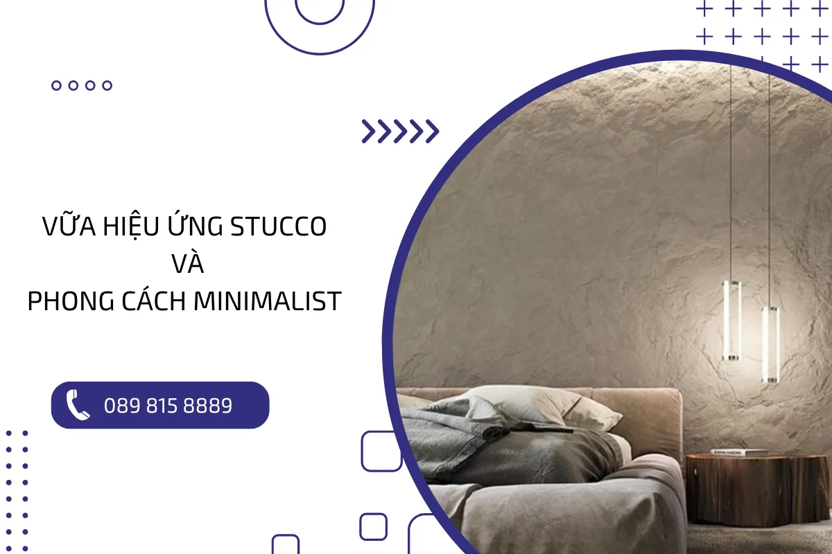 Vữa hiệu ứng stucco trong phong cách Minimalist như thế nào