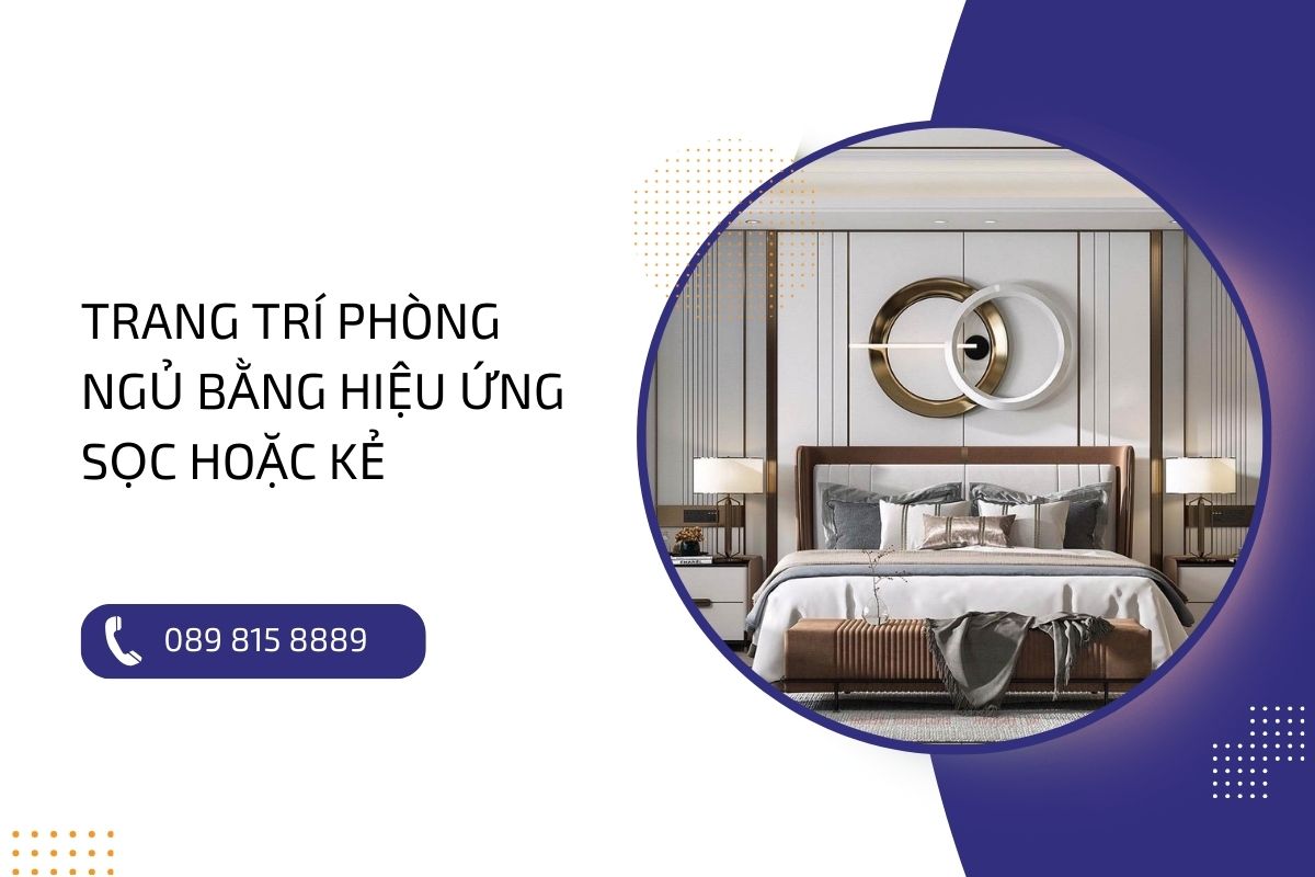 Gợi ý những ý tưởng trang trí phòng ngủ với sơn tự hiệu ứng