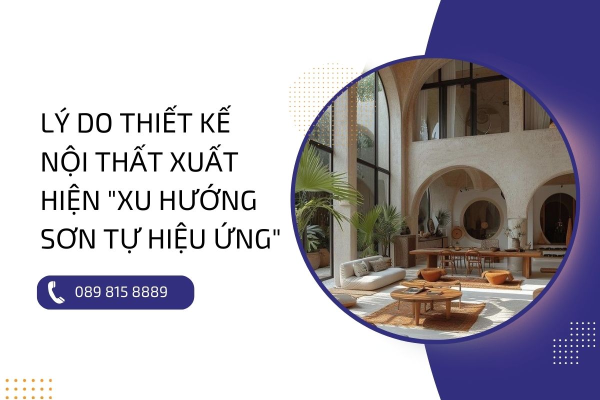 Khám phá xu hướng sơn tự hiệu ứng trong thiết kế nội thất