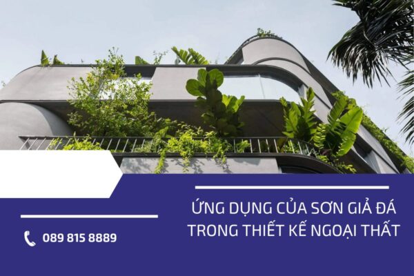 Khám phá các ứng dụng của sơn giả đá trong thiết kế ngoại thất