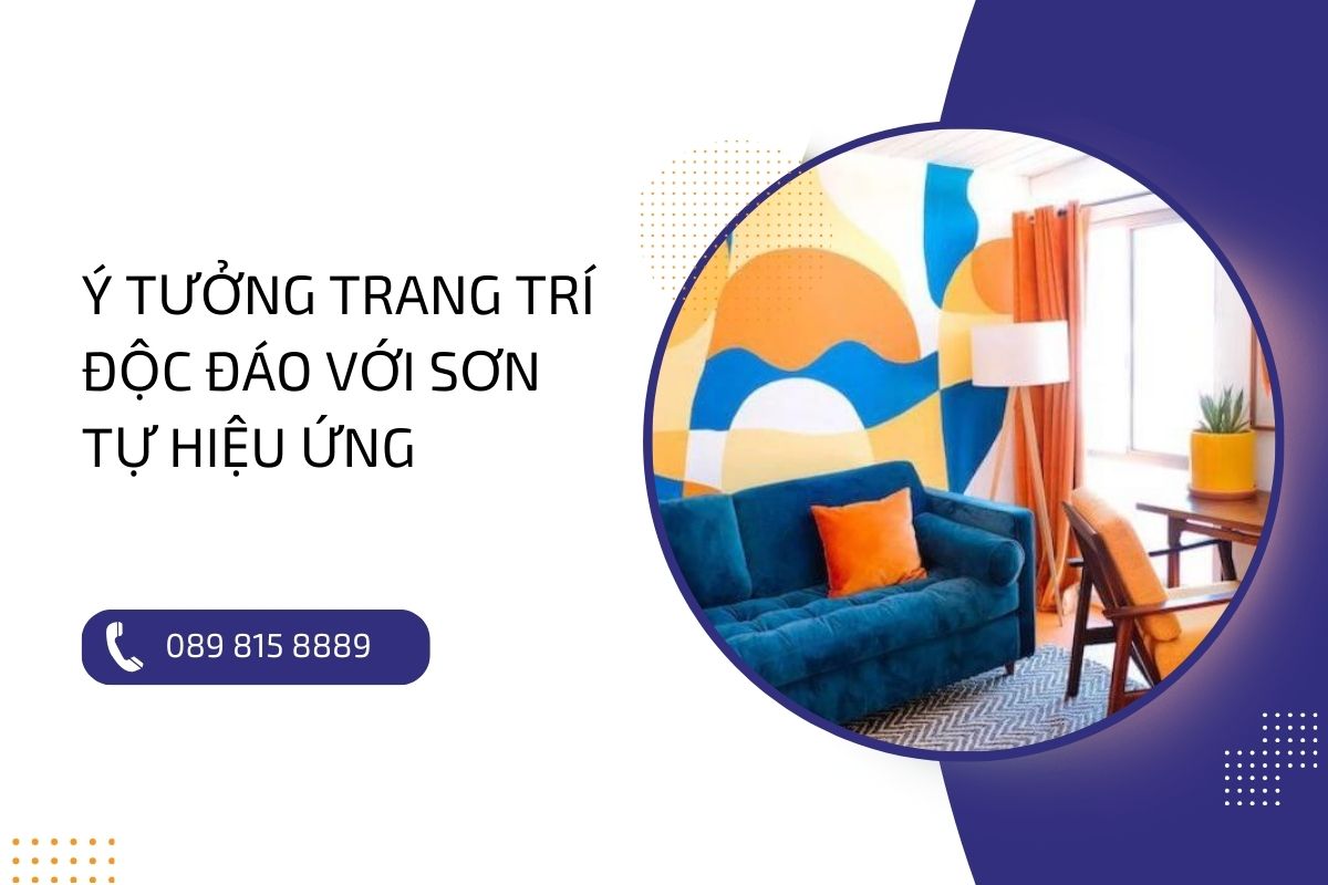 Bật mí những ý tưởng trang trí độc đáo với sơn tự hiêu ứng