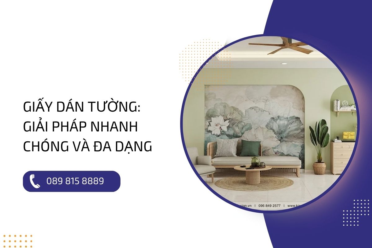 So sánh hiệu quả trang trí của sơn tự hiệu ứng và giấy dán tường