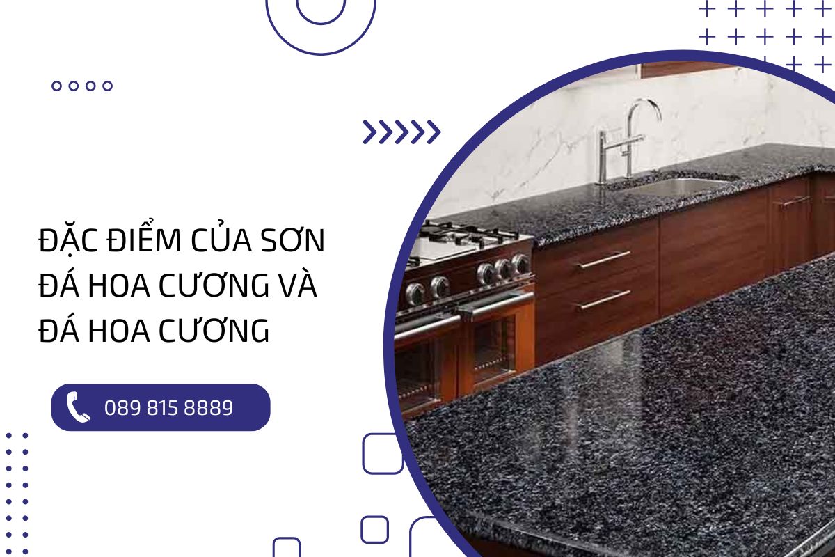 Đặc điểm của sơn đá hoa cương và đá hoa cương So sánh sơn đá hoa cương và đá hoa cương trong thiết kế nội thất