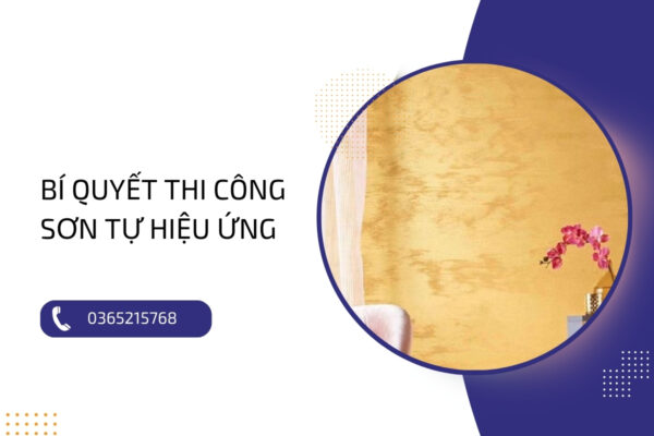 Bí quyết thi công sơn tự hiệu ứng : Số lớp sơn lý tưởng nhất