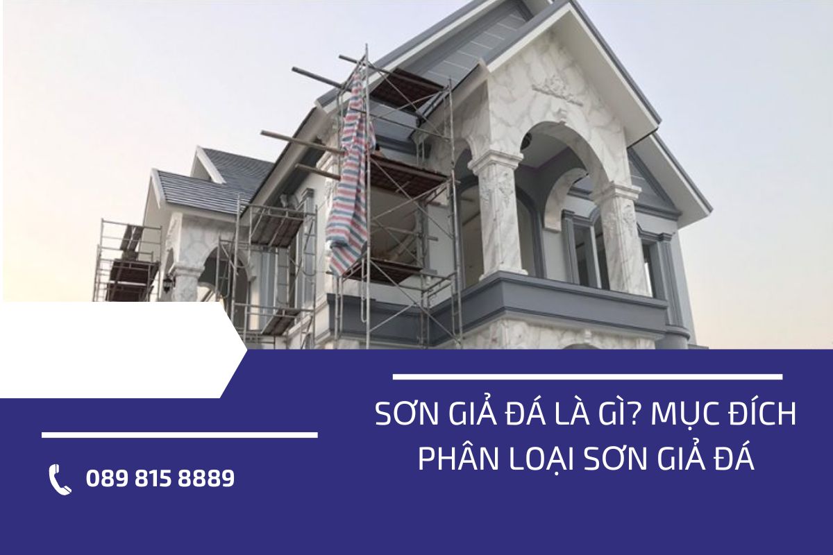 Phân loại sơn giả đá: Tổng quan về các loại sơn phổ biến hiện nay