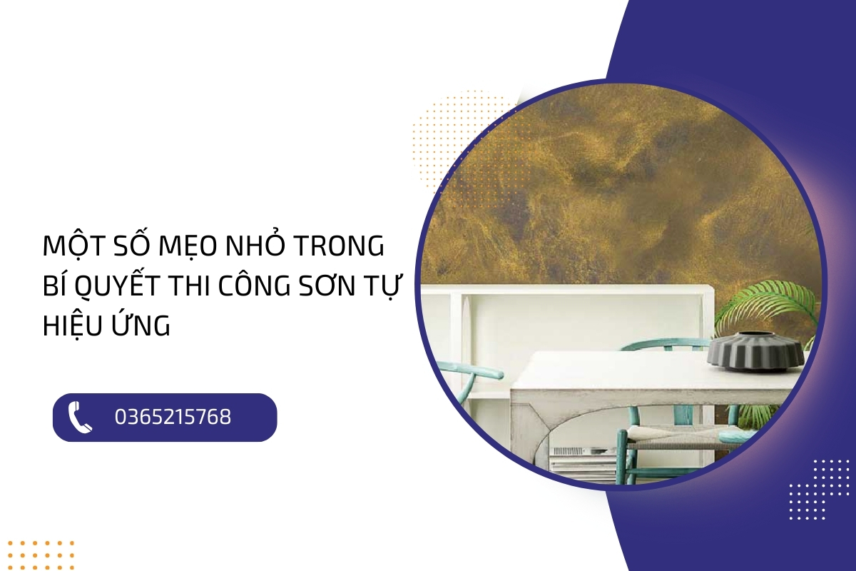 Bí quyết thi công sơn tự hiệu ứng : Số lớp sơn lý tưởng nhất