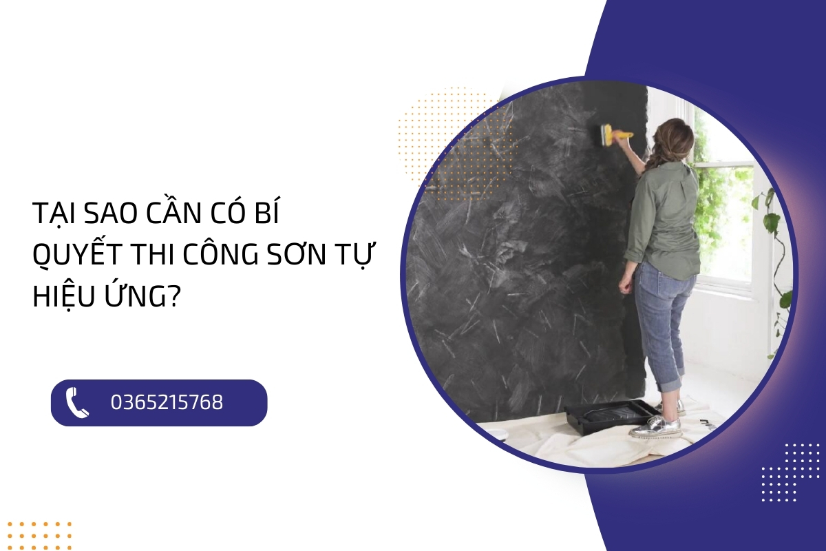 Bí quyết thi công sơn tự hiệu ứng : Số lớp sơn lý tưởng nhất