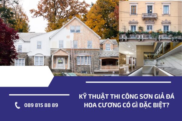 Kỹ thuật thi công sơn giả đá hoa cương có gì đặc biệt