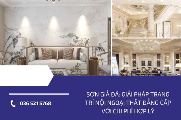 Quy trình thi công sơn giả đá cẩm thạch (1)