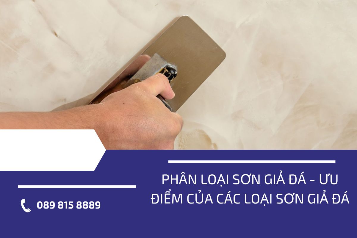 Phân loại sơn giả đá: Tổng quan về các loại sơn phổ biến hiện nay