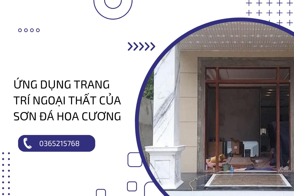 Khám phá xu hướng trang trí ngoại thất cùng sơn đá hoa cương