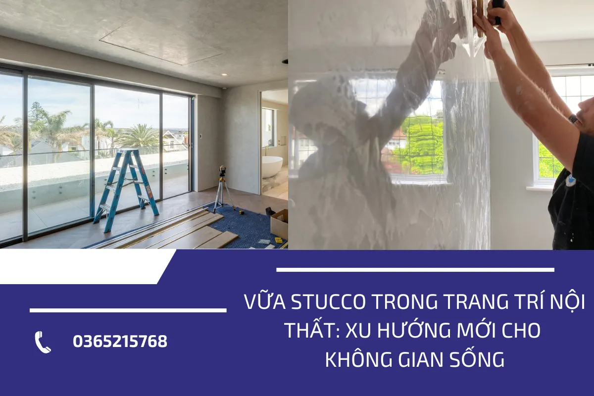 Vữa Stucco trong trang trí nội thất 4