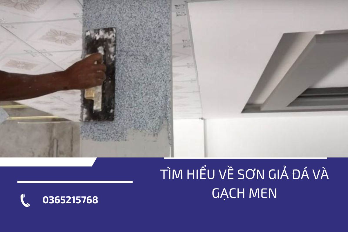 So sánh sơn giả đá và gạch men : Lựa chọn nào dành cho bạn?