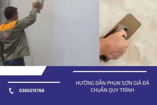 phun sơn giả đá 4