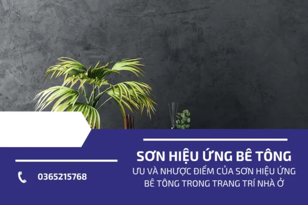 sơn hiệu ứng bê tông nhà ở 4