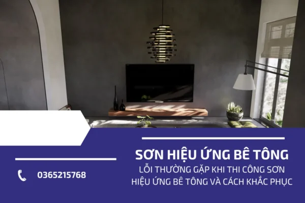 thi công sơn hiệu ứng bê tông 4