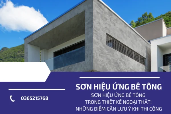 Sơn hiệu ứng bê tông 4