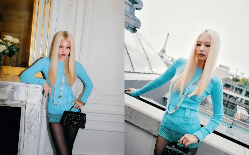 Jennie hoá thân thành búp bê với mái tóc vàng mới mẻ Jennie hoá thân thành búp bê với mái tóc vàng mới mẻ