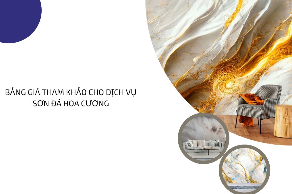 Bảng giá tham khảo cho dịch vụ sơn đá hoa cương