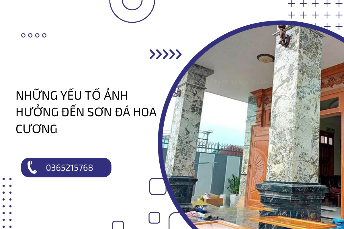 Khám phá những yếu tố ảnh hưởng đến sơn đá hoa cương