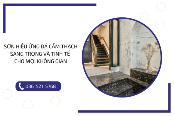 Sơn hiệu ứng đá cẩm thạch: Sang trọng và tinh tế cho ngôi nhà