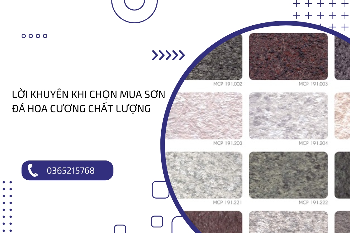 Sơn đá hoa cương chất lượng : Tiêu chí lựa chọn sơn đá bền đẹp