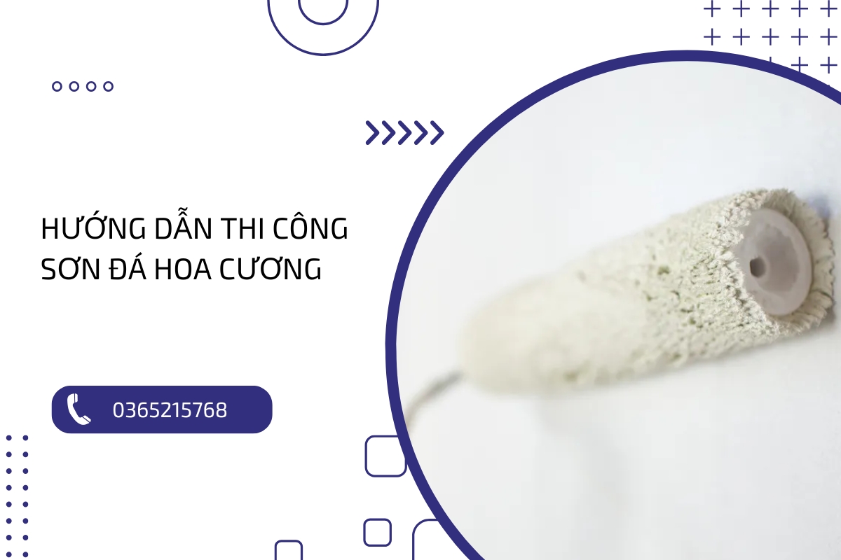 Hướng dẫn thi công sơn đá hoa cương đẹp và bền màu chuẩn