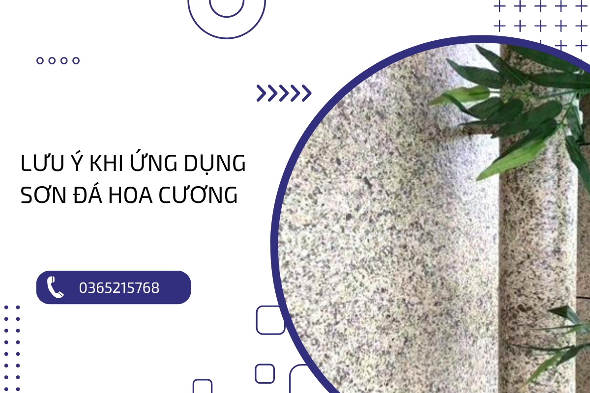 Lưu ý khi ứng dụng sơn đá hoa cương Ứng dụng sơn đá hoa cương trong xu hướng thiết kế nội thất