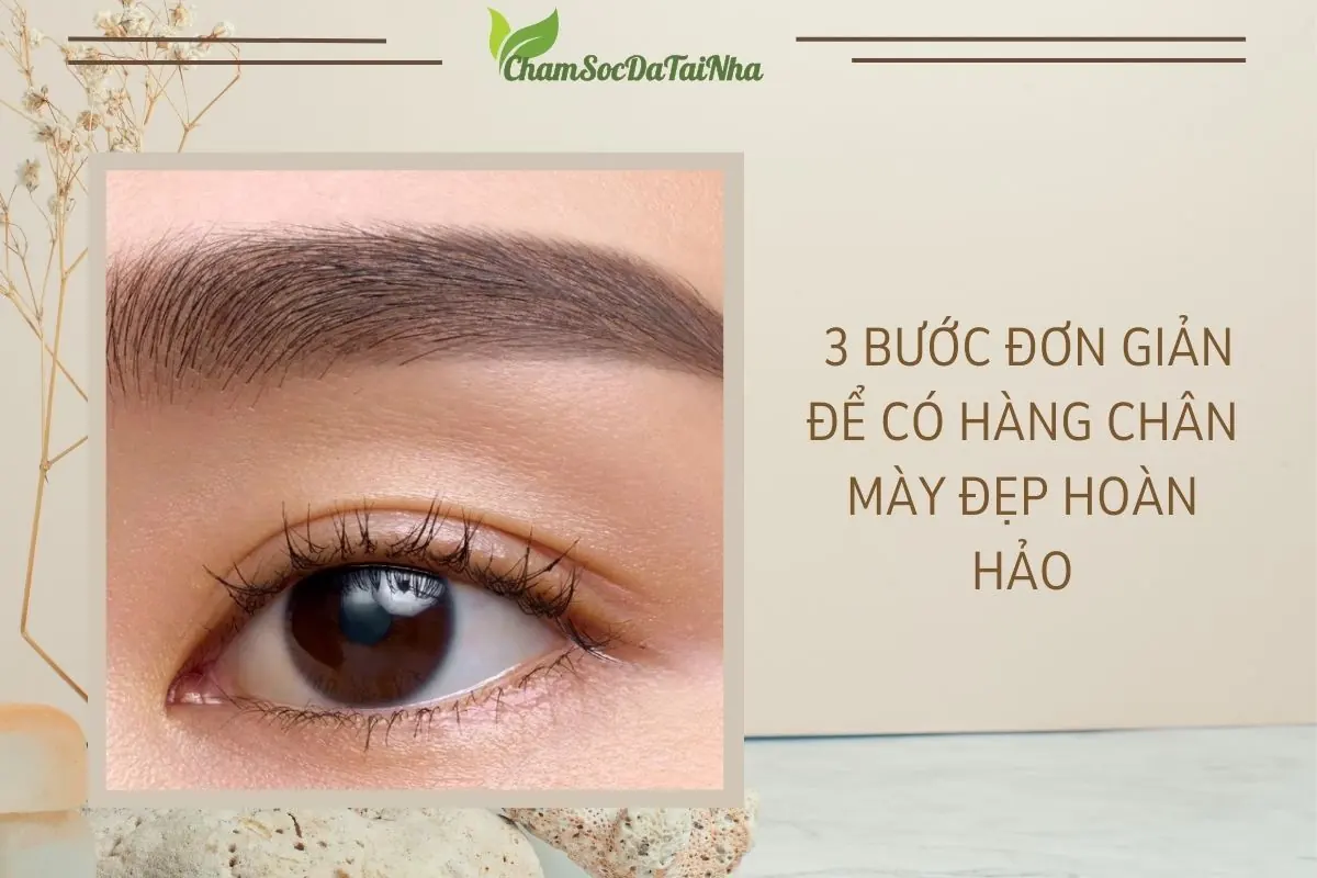 3 bước đơn giản để có hàng chân mày đẹp hoàn hảo