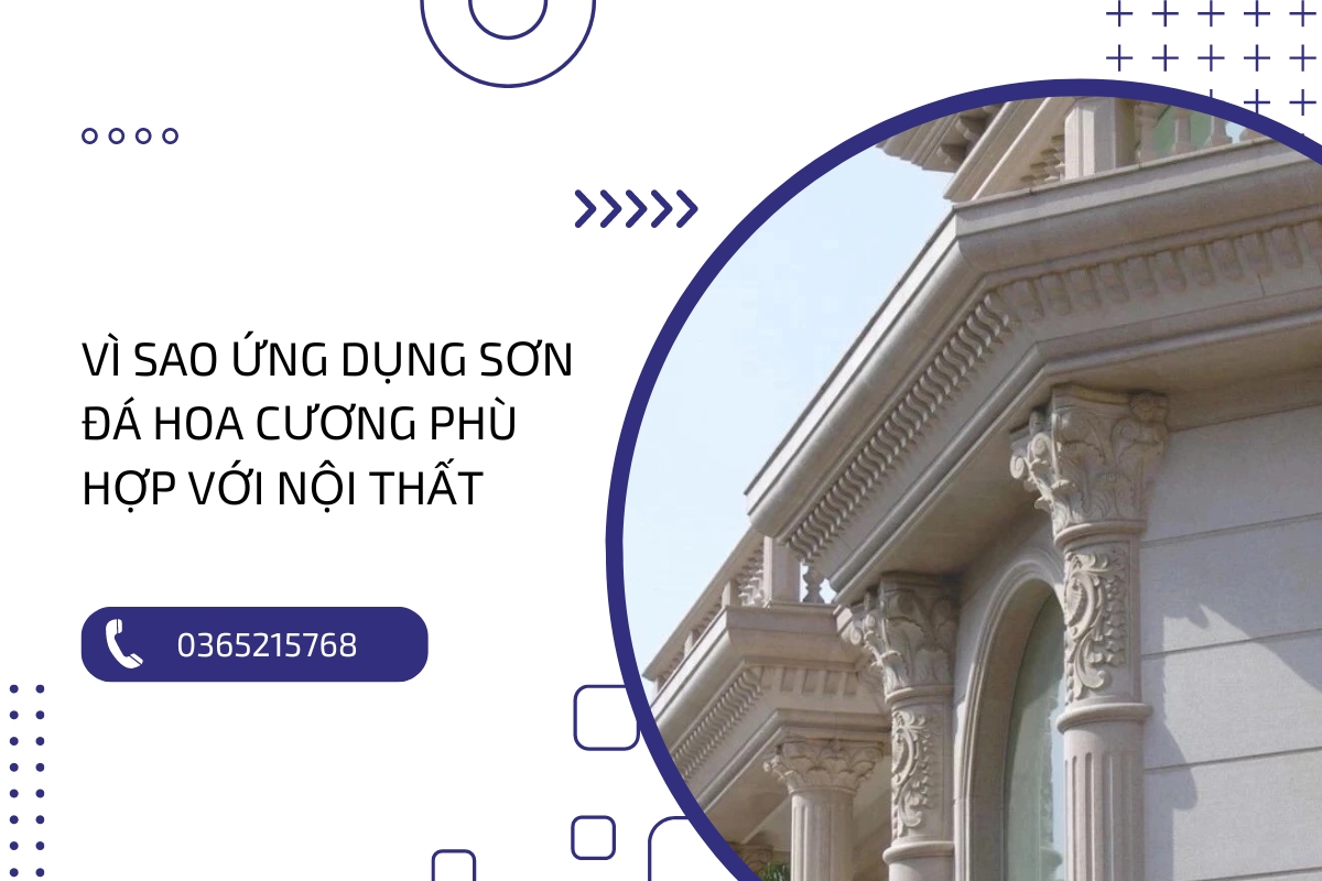 Ứng dụng sơn đá hoa cương trong thiết kế và trang trí nội thất