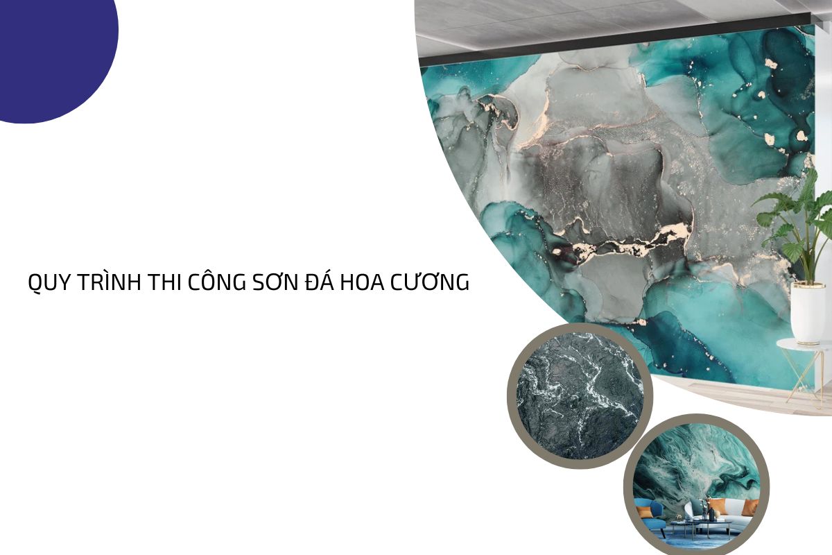 Quy trình thi công sơn đá hoa cương Quy trình thi công sơn đá hoa cương