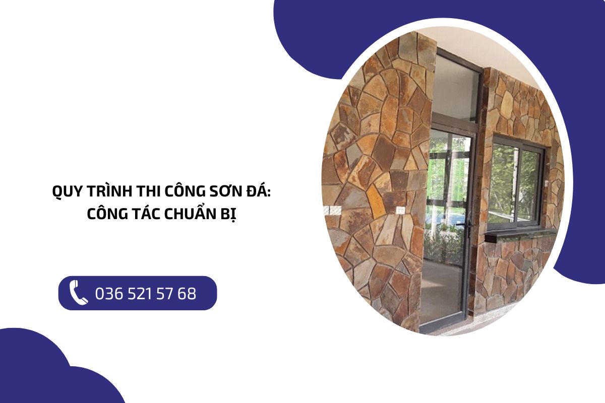 Những lưu ý quan trọng trong quá trình thi công sơn đá