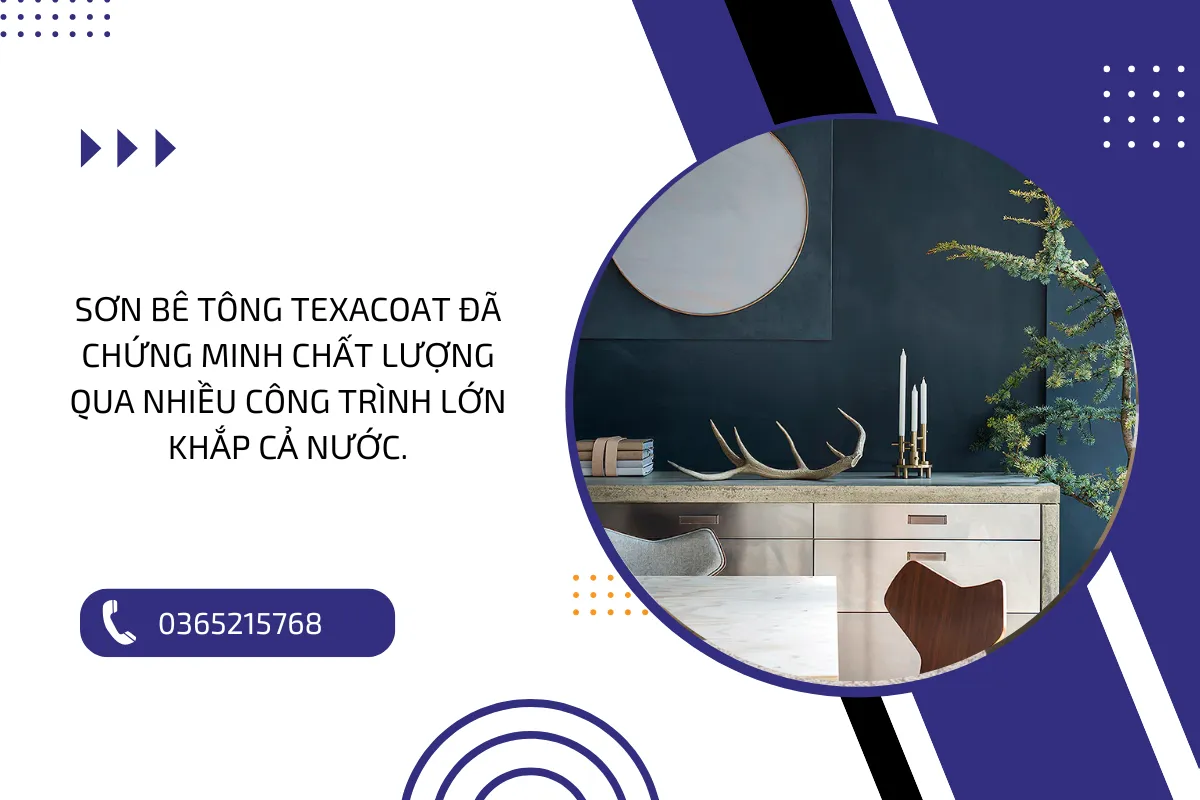 Sơn bê tông Texacoat đã chứng minh chất lượng qua nhiều công trình lớn khắp cả nước.