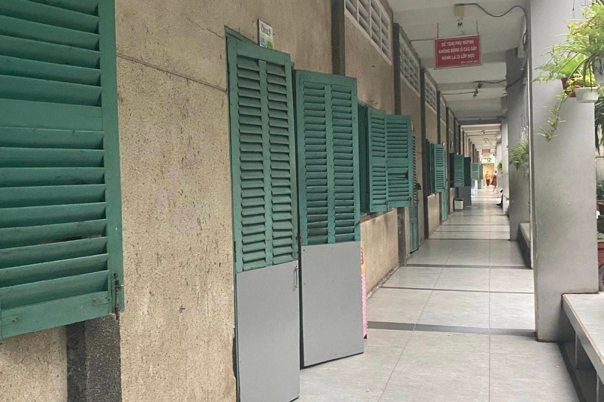 Sơn bê tông ở trường học Sơn bê tông ở trường học