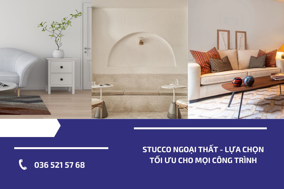 Stucco ngoại thất lựa chọn tối ưu cho mọi công trình