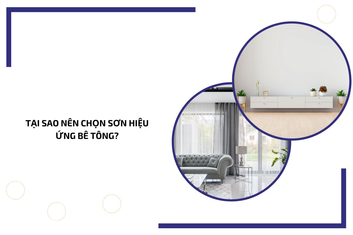 Tại sao nên chọn sơn hiệu ứng bê tông