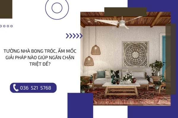 Tường nhà bong tróc, ẩm mốc: Giải pháp nào giúp ngăn chặn triệt để