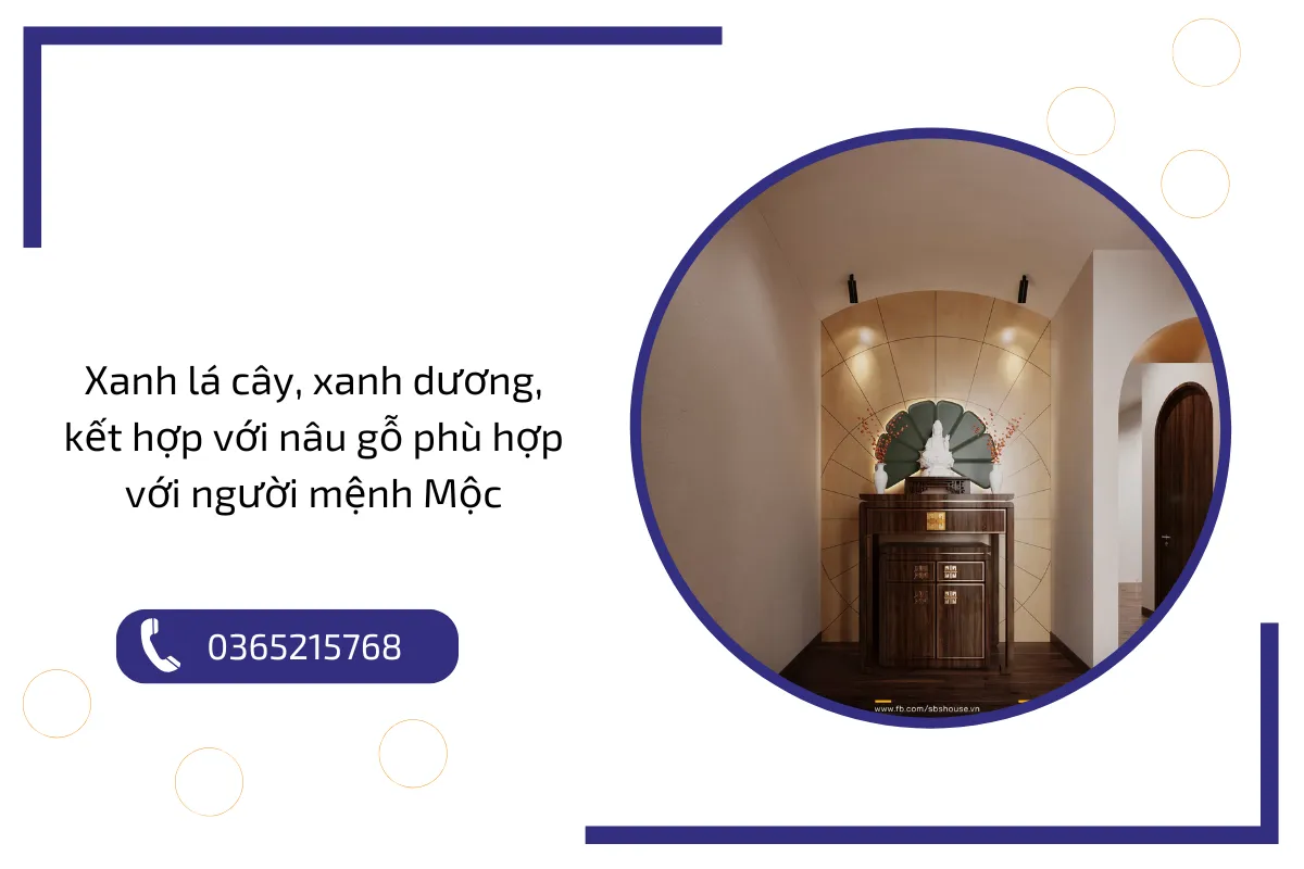 Xanh lá cây, xanh dương, kết hợp với nâu gỗ phù hợp với người mệnh Mộc Xanh lá cây, xanh dương, kết hợp với nâu gỗ phù hợp với người mệnh Mộc