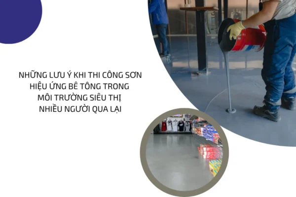 sơn hiệu ứng bê tông siêu thị 4