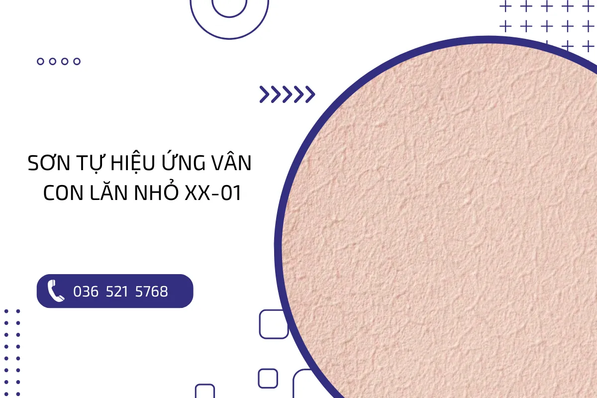 Sự khác biệt tạo nên đẳng cấp với sơn tự hiệu ứng vân con lăn nhỏ XX 01 Sự khác biệt tạo nên đẳng cấp với sơn tự hiệu ứng vân con lăn nhỏ XX 01