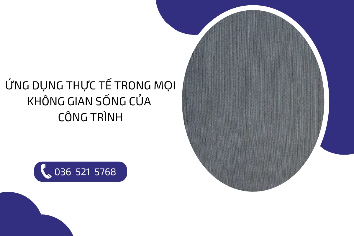 Ứng dụng thực tế trong mọi không gian sống của công trình